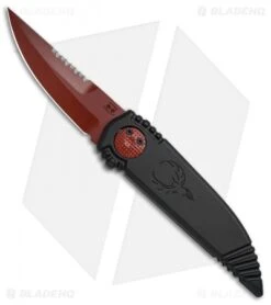 Paragon Phoenix Knife Black (3.8" Red Cerakote Serr)
