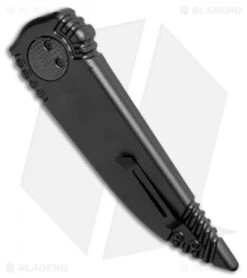 Paragon Phoenix Knife Death Head Black (3.8" Black Serr Swedge) 6 Paragon Phoenix Knife Death Head Black (3.8" Black Serr Swedge) -Elite Folds Asheville Steel Paragon Phoenix Death Head Black Serr Swedge DH BLK DP CB BHQ 67692 jr side