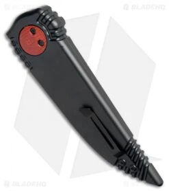 Paragon Phoenix Knife Death Head Black (3.8" Red Serr Swedge) -Elite Folds Asheville Steel Paragon Phoenix Death Head Red Serr Swedge DH BLK DP CR BHQ 67690 jr side