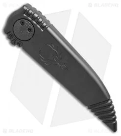 Paragon Phoenix Knife Black (3.8" Black Cerakote) -Elite Folds Asheville Steel Paragon Phoenix black black ceracote BHQ 67716 er spine