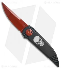Paragon Phoenix Knife Death Head Black (3.8" Red Cerakote)