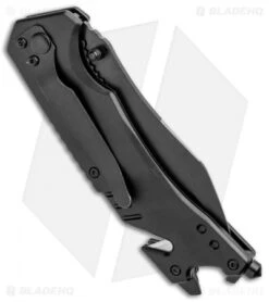 M&P Dual Folding Knife & Tool (3.5" Black) 1100078 -Elite Folds MP Dual Folding Knife and Tool Black 1100078 BHQ 93639 jr side