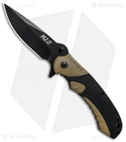 M&P M2.0 Ultra Glide Liner Lock Knife Black/Tan (3.5" Black) 1085908
