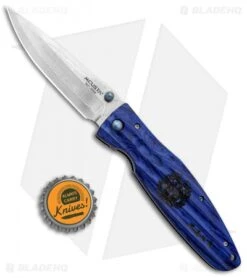 Mcusta Date Masamune Liner Lock Knife Blue Pakkawood (3.63" Damascus) MC-0186D 9 Mcusta Date Masamune Liner Lock Knife Blue Pakkawood (3.63" Damascus) MC-0186D -Elite Folds Mcusta Date Masamune LL Blue Pakkawood Damascus MCU186D BHQ 96151 jr bottlecap