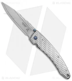 Mcusta Large Nami Frame Lock Knife (3.5" Damascus) MC-112D