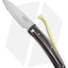 Mcusta MC-192C Slip Joint Knife Black/Yellow Wood (3.50" Satin)