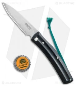 Mcusta MC-193C Slip Joint Knife Black/Green Wood (3.50" Satin) -Elite Folds Mcusta MC 193C Slip Joint Black Green Wood Satin BHQ 77828 jr bottlecap 2