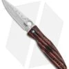 Mcusta Nobunaga Knife Red Pakkawood (3.75" SPG2) MC-0183G