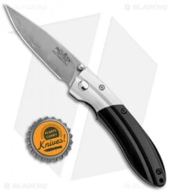 Mcusta Ripple Liner Lock Knife Pakka Wood (2.75"Satin) MC-0142G -Elite Folds Mcusta Ripple LL Pakka Wood Satin MCU142G BHQ 102800 jr bottlecap