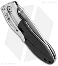 Mcusta Ripple Liner Lock Knife Pakka Wood (2.75"Satin) MC-0142G -Elite Folds Mcusta Ripple LL Pakka Wood Satin MCU142G BHQ 102800 jr side