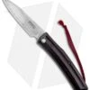 Mcusta Slip Joint Knife Black/Red Wood (3.50" Satin) MC-191C