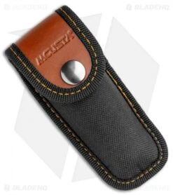 Mcusta Folding Liner Lock Knife Black Pakkawood (3.00" Satin) -Elite Folds Mcusta Shinra Maxima LL Black Pakka Wood Damascus BHQ 106060 jr case