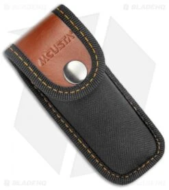 Mcusta Shinra Teana Folding Knife Black Pakkawood (2.625" Satin) MC-144G -Elite Folds Mcusta Shinra Teana folding Knife Pakkawood Satin MCU144G BHQ 104987 jr sheath