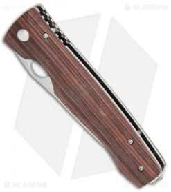 Mcusta Tactility Liner Lock Knife Cocobolo (3.75" Satin) MC-0122R -Elite Folds Mcusta Tactility LL Cocobolo Satin BHQ 96146 jr spine