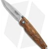 Mcusta Tactility Liner Lock Knife Ironwood (2.75" Damasteel) MC-0077DI
