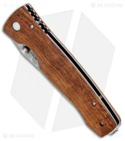 Mcusta Tactility Liner Lock Knife Ironwood (3.5" Damascus) MC-0125D -Elite Folds Mcusta Tactility LL Ironwood Damascus MCU125D BHQ 96147 jr spine