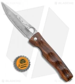Mcusta Tactility Knife Seki Japan Desert Ironwood (3.75" Hammered) MC-0125G -Elite Folds Mcusta Tactility Seki Japan Desert Ironwood Damascus MCU125G BHQ 96989 jr bottlecap