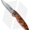Mcusta Basic MC-26D Liner Lock Knife Quincewood (3.25" Damascus)