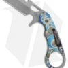 Medford Burung Frame Lock Knife W/ Bottle Opener Flamed Blue Ti (3.2" Tumbled)