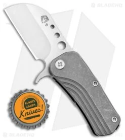 Medford Chunky Monkey Frame Lock Knife Tumbled Ti (2" Tumbled) MKT -Elite Folds Medford Chunky Monkey FL Tumbled Ti Tumbled BHQ 100898 jr bottlecap