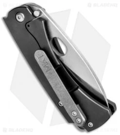 Medford Colonial Frame Lock Knife CF/Black Ti (3.5" Stonewash S35VN) MKT -Elite Folds Medford Colonial FL CF Black Ti SW MK047STQ 05PV SSCS BN BHQ 83100 jr side