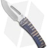 Medford Custom Marauder Frame Lock Knife Ano Sculpted (4.25" Stonewash)
