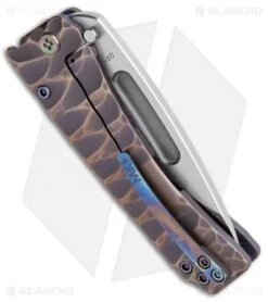 Medford Custom Midi Marauder Knife Custom DP Bronze Ano/Grooves (Satin) -Elite Folds Medford Custom Midi Marauder Custom DP Bronze Ano Grooves Satin BHQ 114521 jr side 2
