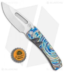 Medford Custom Midi Marauder Knife Custom Drop Point Eye Of The Storm (Satin) -Elite Folds Medford Custom Midi Marauder Custom Eye of the Storm BHQ 114513 jr bottlecap