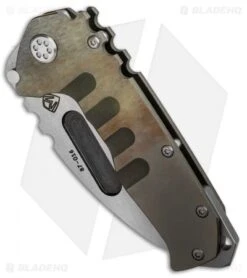 Medford Custom Praetorian T Knife Sculpted Bronze Fade Ti (3.75" Tumbled) MKT -Elite Folds Medford Custom Praetorian T Knife Sculpted Bronze Fade Tumbled MK012DTT 37A2 BHQ 89595 jr spine