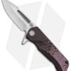 Medford Custom Proxima Frame Lock Knife Sculpted Violet Ti (3.875" Tumbled) MKT
