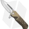 Medford Custom Proxima Knife Sculpted Bronze Ano Ti (3.875" Tumbled) MKT