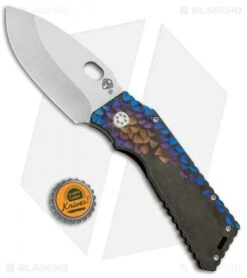 Medford Custom TFF-H Frame Lock Knife Sculpted Fade Ano PVD Ti (4" Tumbled) MKT -Elite Folds Medford Custom TFF H FL Sculpted Fad Ano PVD Ti Satin MK46STQ 30PV BHQ 88759 jr bottlecap