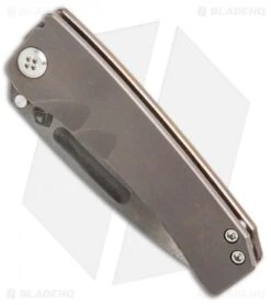 Medford Dress Marauder Frame Lock Knife Bronze Titanium (2.6" Vulcan) MKT -Elite Folds Medford Dress Marauder bronze titanium vulcan MKT BHQ 67715 er spine