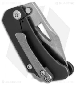 Medford Eris Frame Lock Knife Black PVD Ti (2" Stonewash) MKT -Elite Folds Medford Eris Black PVD ti sw BHQ 78122 er side
