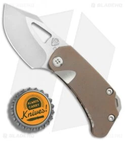 Medford Eris Frame Lock Knife Bronze Ti (2" Stonewash) MKT -Elite Folds Medford Eris Bronze ti sw BHQ 72144 jr bottlecap