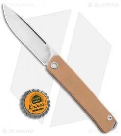 Medford Gentleman Air Jack Slip Joint Knife Coyote Brown G-10 (3.1" Satin) -Elite Folds Medford Gentleman Air Jack SJ Coyote G 10 Satin BHQ 125476 jr bottlecap