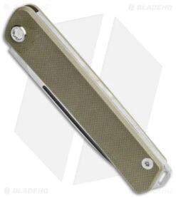 Medford Gentleman Air Jack Slip Joint Knife OD Green G-10 (3.1" Satin) -Elite Folds Medford Gentleman Air Jack SJ OD Green G 10 Satin BHQ 125578 jr spine