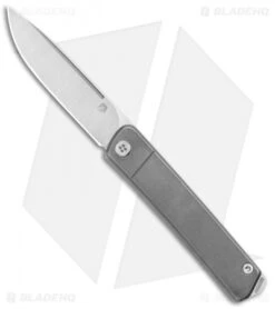 Medford Gentleman Jack Slip Joint Knife Tumbled Titanium (3.1" Tumbled)