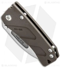 Medford Hunden Frame Lock Folding Knife Bronze Titanium (2.25" Satin) -Elite Folds Medford Hunden Ti FL BB Ano Bronze Tumbled MK203SST 36A1 BHQ 96693 jr spine