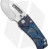 Medford Hunden Frame Lock Folding Knife Blue Flamed Titanium (2.25" Satin)