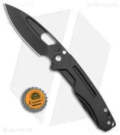Medford Infraction Frame Lock Knife Black Titanium (3.6" PVD) -Elite Folds Medford Infraction FL Black Ti PVD BHQ 178964 jr bottlecap