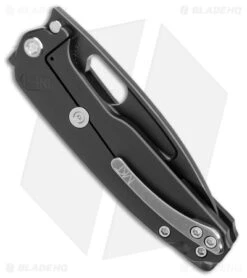 Medford Infraction Frame Lock Knife Black Titanium (3.6" PVD) -Elite Folds Medford Infraction FL Black Ti PVD BHQ 178964 jr side