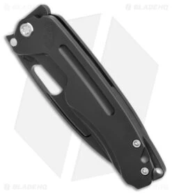 Medford Infraction Frame Lock Knife Black Titanium (3.6" PVD) -Elite Folds Medford Infraction FL Black Ti PVD BHQ 178964 jr spine