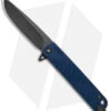 Medford M-48 Hybrid Flipper Knife Titanium/Blue Aluminum (3.9" Black PVD)