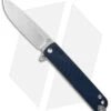 Medford M-48 Hybrid Frame Lock Knife Ti/Blue Aluminum(3.9" Satin)