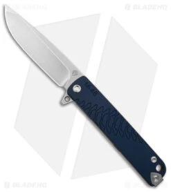 Medford M-48 Hybrid Frame Lock Knife Ti/Blue Aluminum(3.9" Satin)