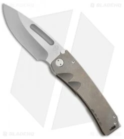 Medford Marauder Frame Lock Knife Full Bronze Titanium (4.25" Stonewash) MKT