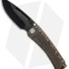 Medford Marauder-H Frame Lock Knife Sculpted Bronze Titanium (4.25" Black) MKT