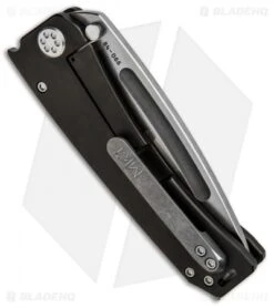 Medford Marauder-H Tanto Frame Lock Knife PVD Ti (4.25" Satin) MKT -Elite Folds Medford Marauder Tanto FL PVD Ti SW MK045STT 30PV SSCP BP BHQ 86730 jr side