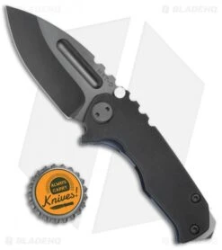 Medford Micro Praetorian G Knife Black G-10/Blue Ano (2.875" Black) MKT -Elite Folds Medford Micro Praetorian Black G 10 Blue Ano Black MK09DJD 08AN BHQ 71737 jr bottlecap